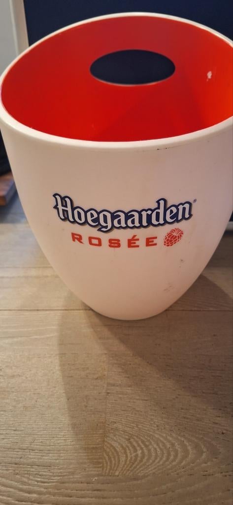 Hoegaarden rosé bier koeler ijsemmer (21326), Verzamelen, Biermerken, Ophalen of Verzenden, Gebruikt, Overige merken