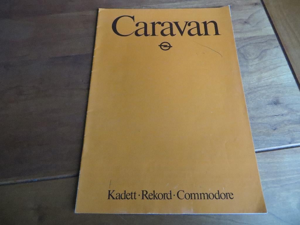 Folder Opel Caravan Kadett, Rekord, Commodore 1980, Boeken, Opel, Zo goed als nieuw, Opel, Ophalen of Verzenden