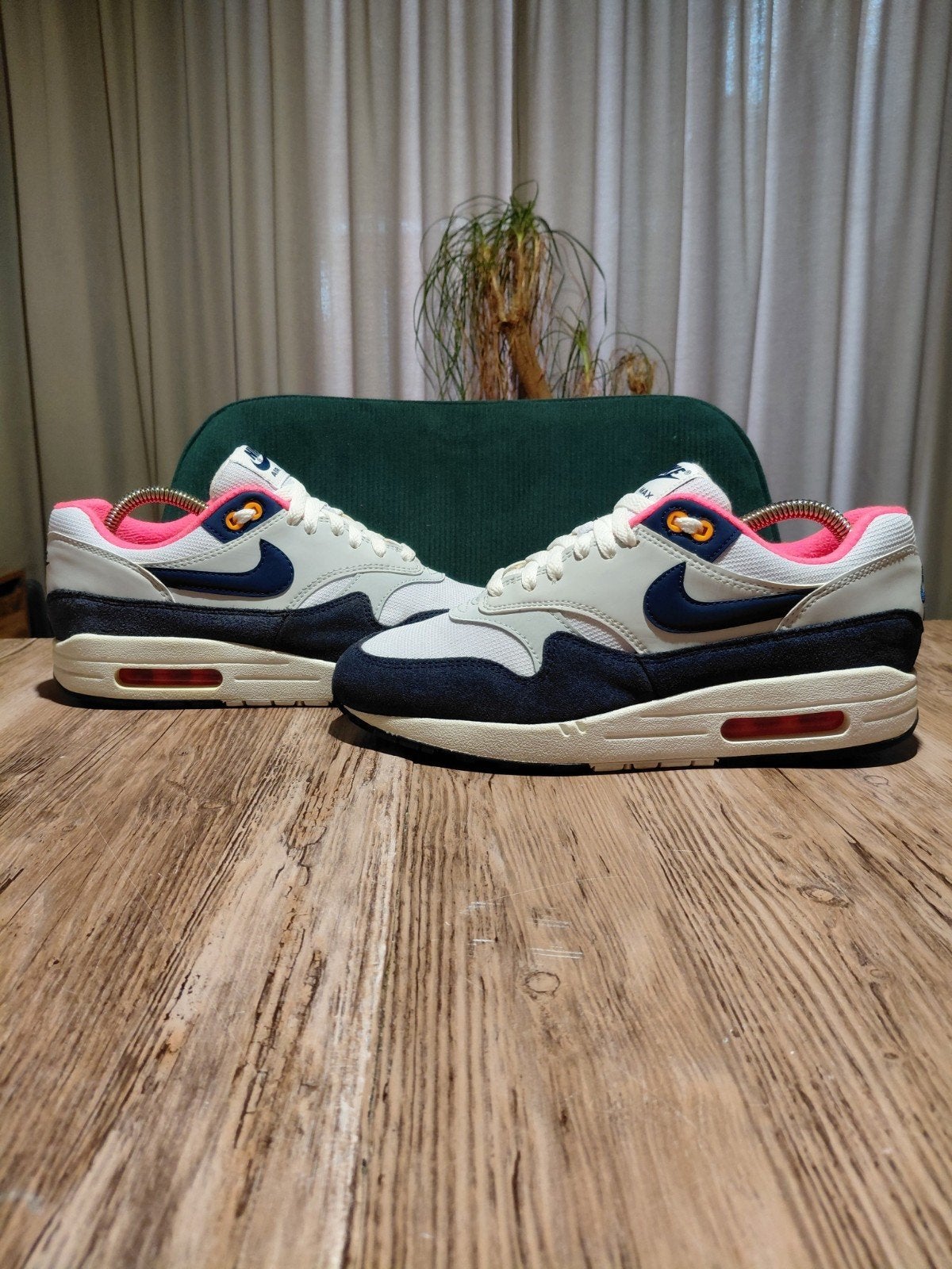 Nike Air Max 1 'Pure Platinum' Size 40, Wit, Ophalen of Verzenden, NIKE., Sneakers of Gympen