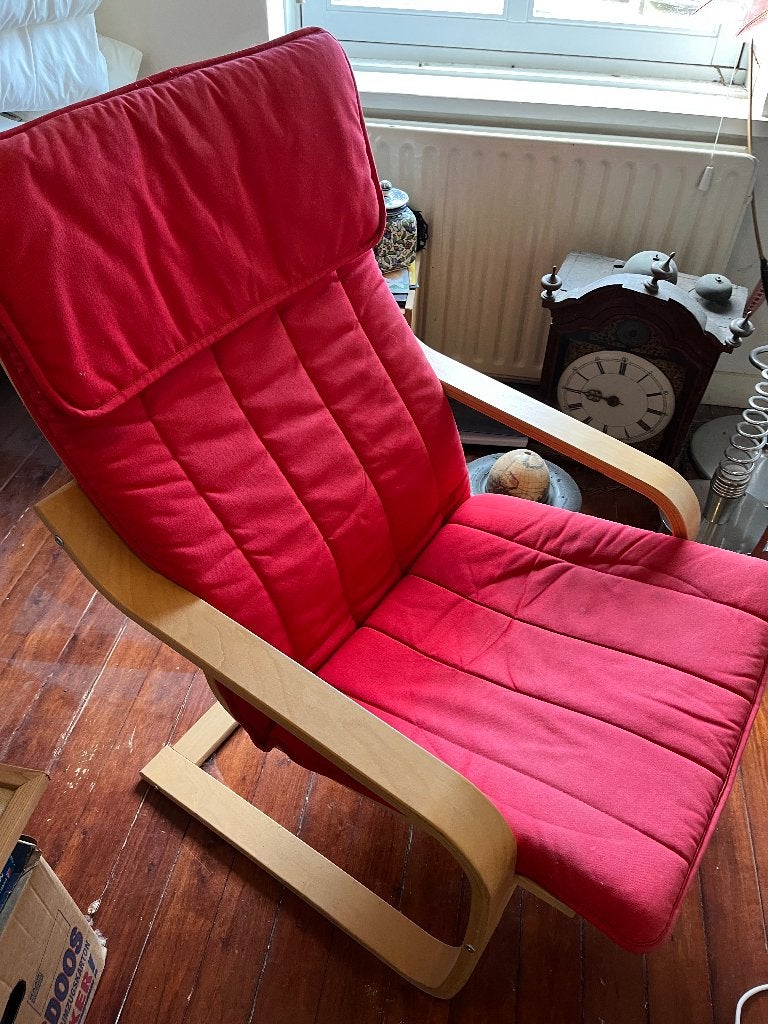 Fauteuil, Huis en Inrichting, Ophalen, Gebruikt, Minder dan 75 cm, 50 tot 75 cm