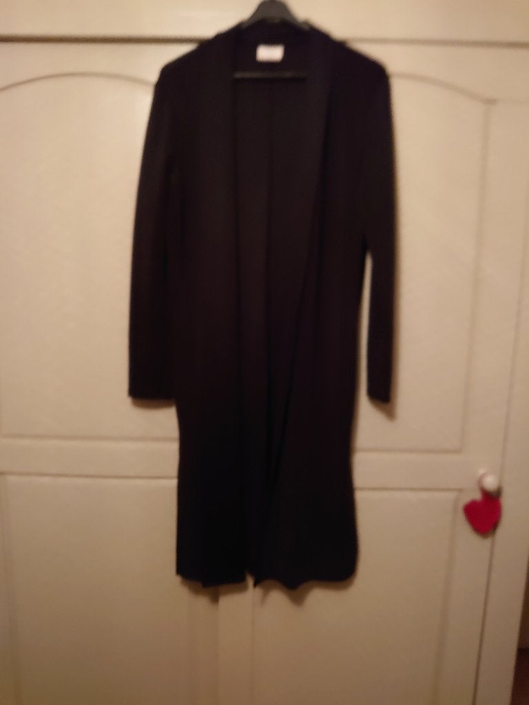Zwart lang vest, Zwart, Nieuw, Yaya, Ophalen