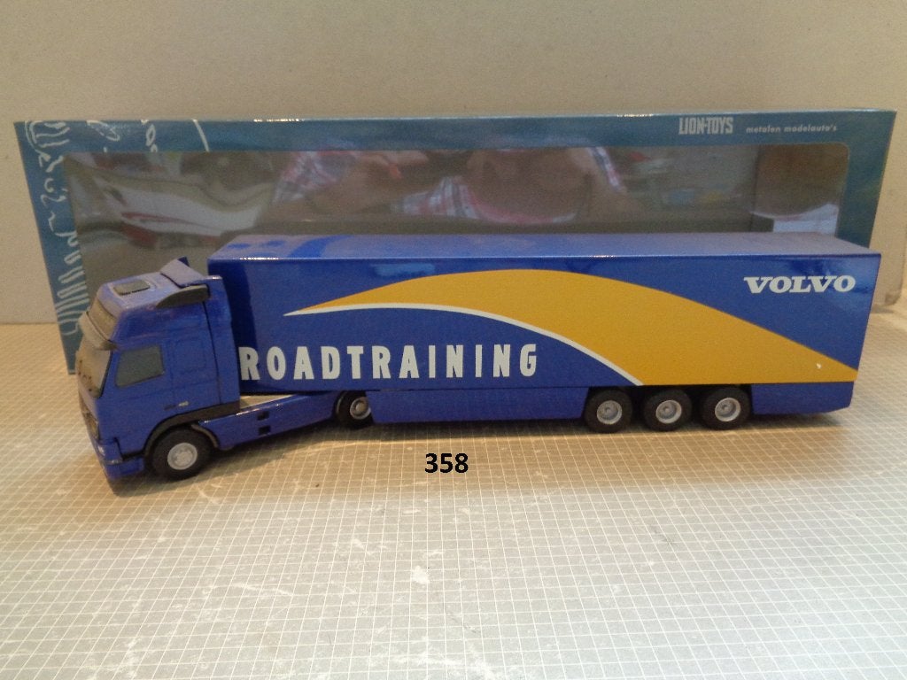 lion volvo fh 1e gen dichte trailer, Ophalen of Verzenden, Nieuw, Bus of Vrachtwagen, Lion Toys