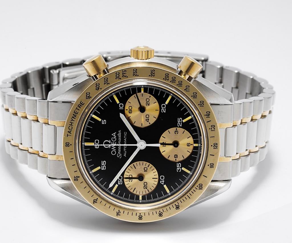 Omega Speedmaster staal / goud, Ophalen of Verzenden, Zo goed als nieuw, Goud
