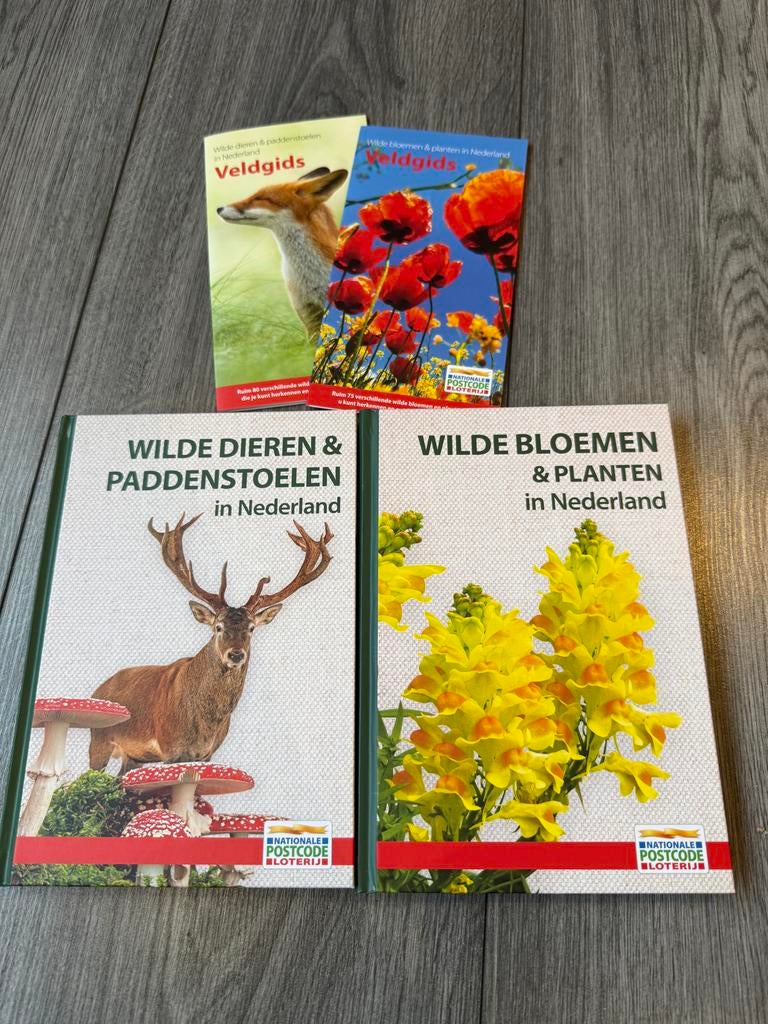 Veldgidsen: Wilde Dieren & Paddenstoelen, Wilde Bloemen & Pl, Boeken, Ophalen of Verzenden, Nieuw, Natuur algemeen