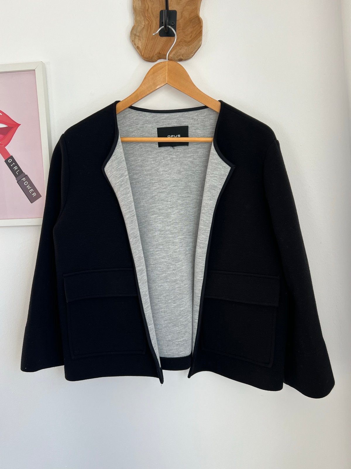 Opus Jasje Vestje Blazer Maat M Zwart ongedragen, Maat 38/40 (M), Eu, Eu, Zwart
