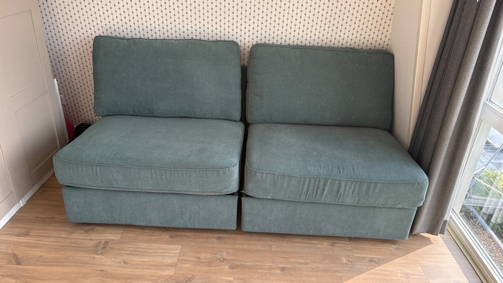 IKEA Kivik slaapbank - Zo goed als nieuw, Ophalen, Tweepersoons, Zo goed als nieuw, 180 cm