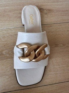 GABOR dames slipper maat 38,5, Slippers, Wit, Gabor, Ophalen of Verzenden