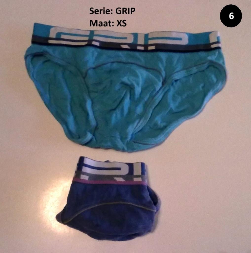 cin2 c-in2 slip grip onderbroek ondergoed maat XS gedragen, Verzenden, Blauw, Cin2, Slip