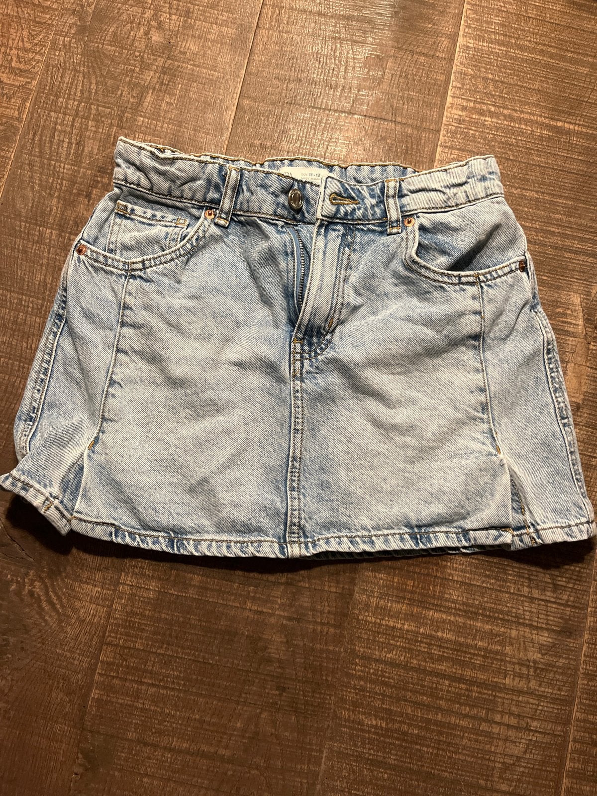 Zara spijkerrokje maat 11-12 jaar mt 152, Kinderen en Baby's, Ophalen of Verzenden, Zo goed als nieuw, Meisje, Jurk of Rok