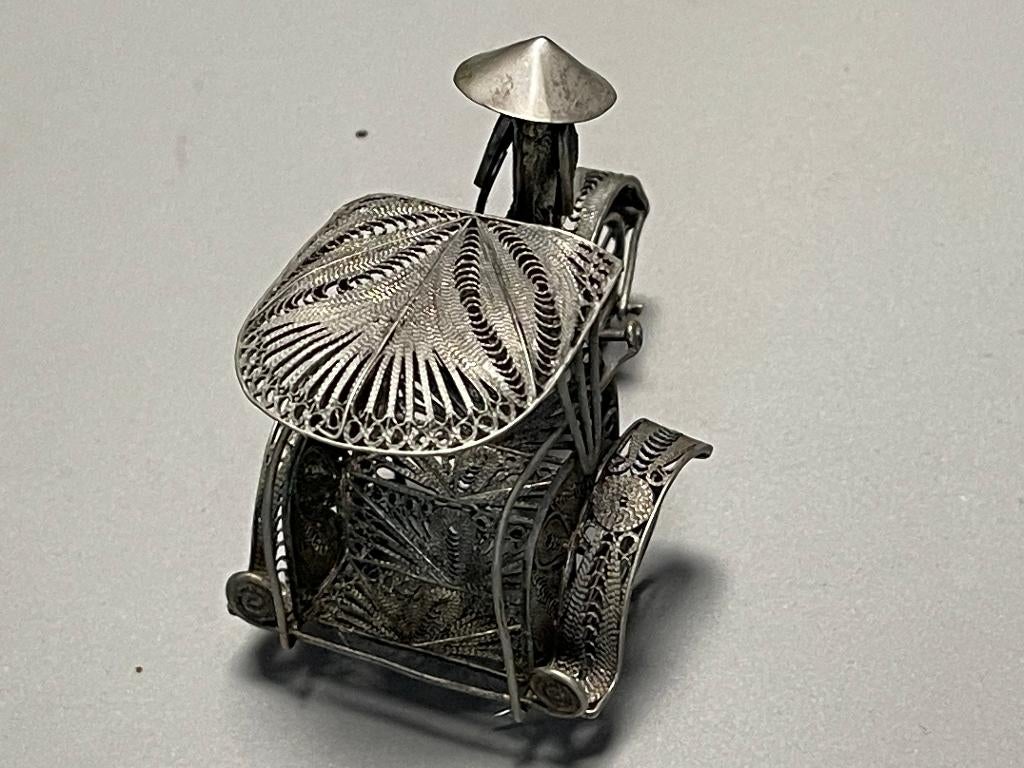 Zilveren Betjak uit Indonesië., Ophalen of Verzenden, Zilver