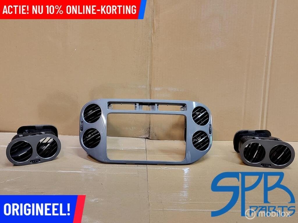 Vw GOLF PLUS TIGUAN 5N0 INTERIEURLIJST SET LUCHTROOSTER NEW, VOLKSWAGEN, Volkswagen, Nieuw, Ophalen of Verzenden