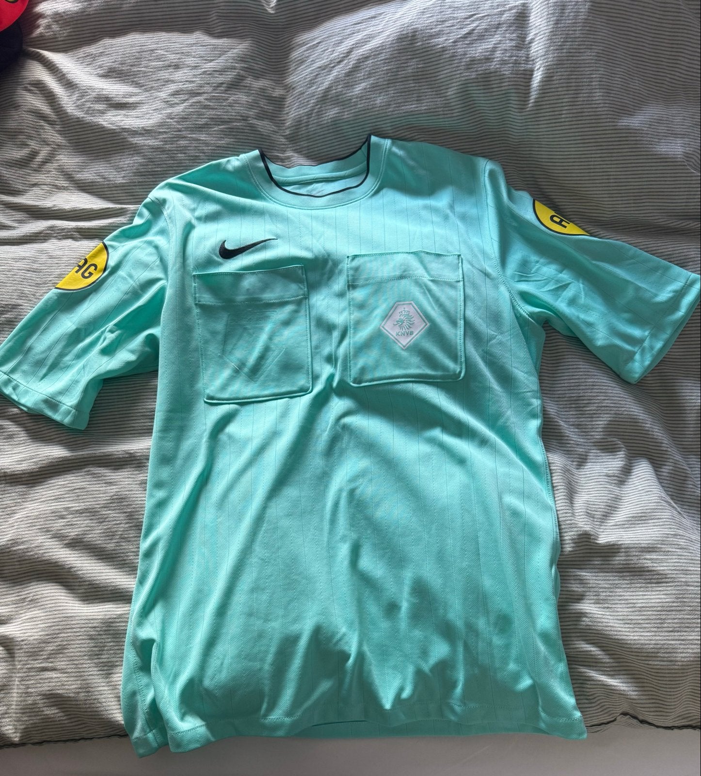 Nike KNVB Scheidsrechtersshirt Maat L, Maat L, Ophalen of Verzenden, Zo goed als nieuw, Shirt