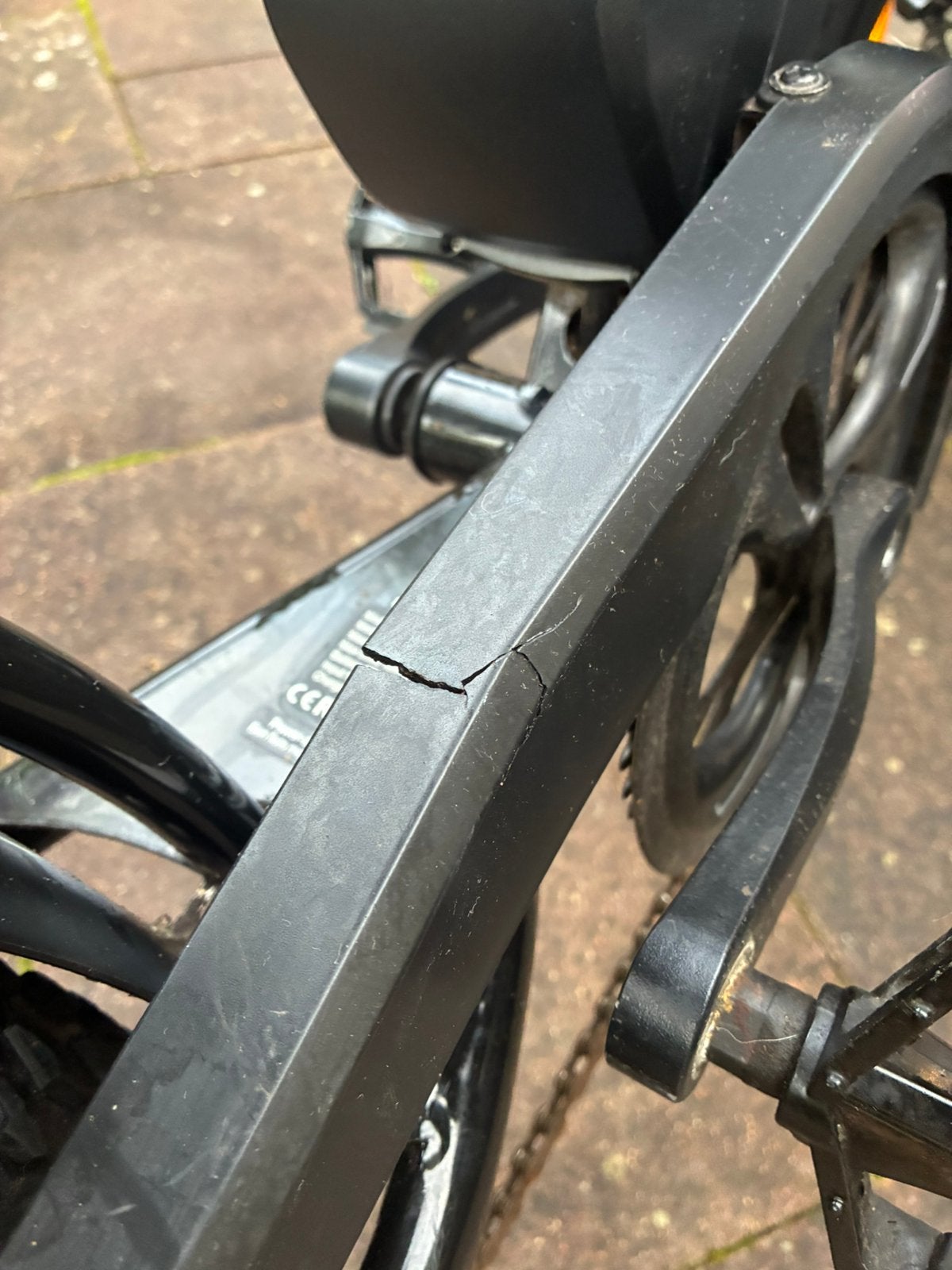 Foto 10 van Gebruikte OUXI  V8 3.0 Fatbike - Zwart - Hydraulische Remmen