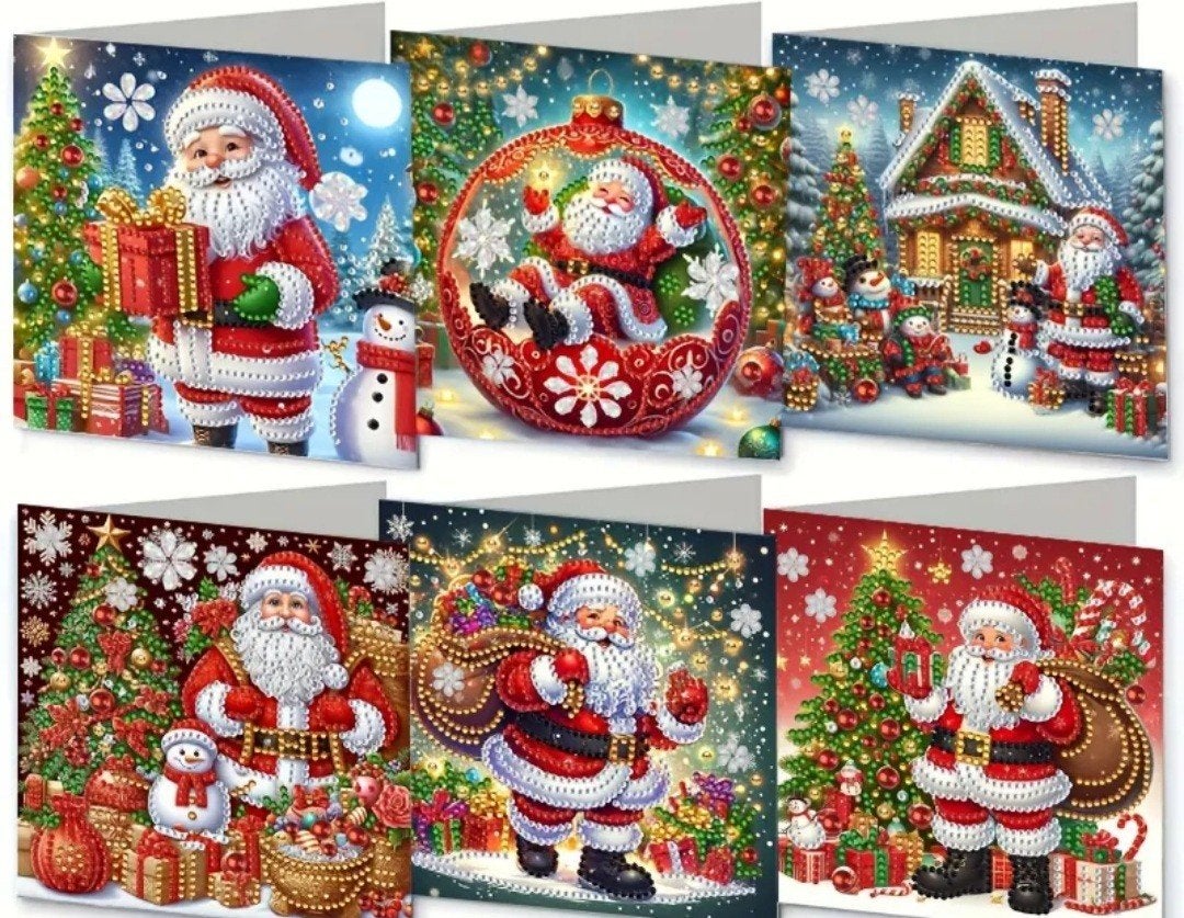 Diamond painting kerstkaarten, Hobby en Vrije tijd, Kaarten | Zelf maken, Ophalen of Verzenden, Nieuw, Kerst, Overige typen