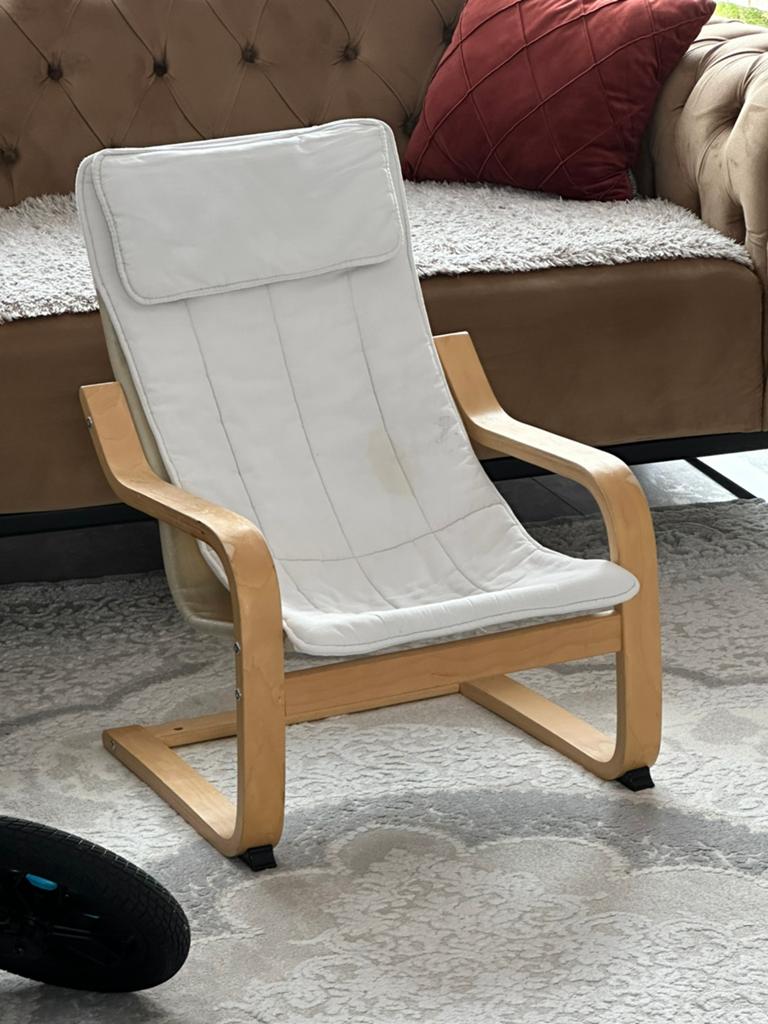 Gratis ikea kinderstoel, Ophalen of Verzenden, Gebruikt, Wit, Eén