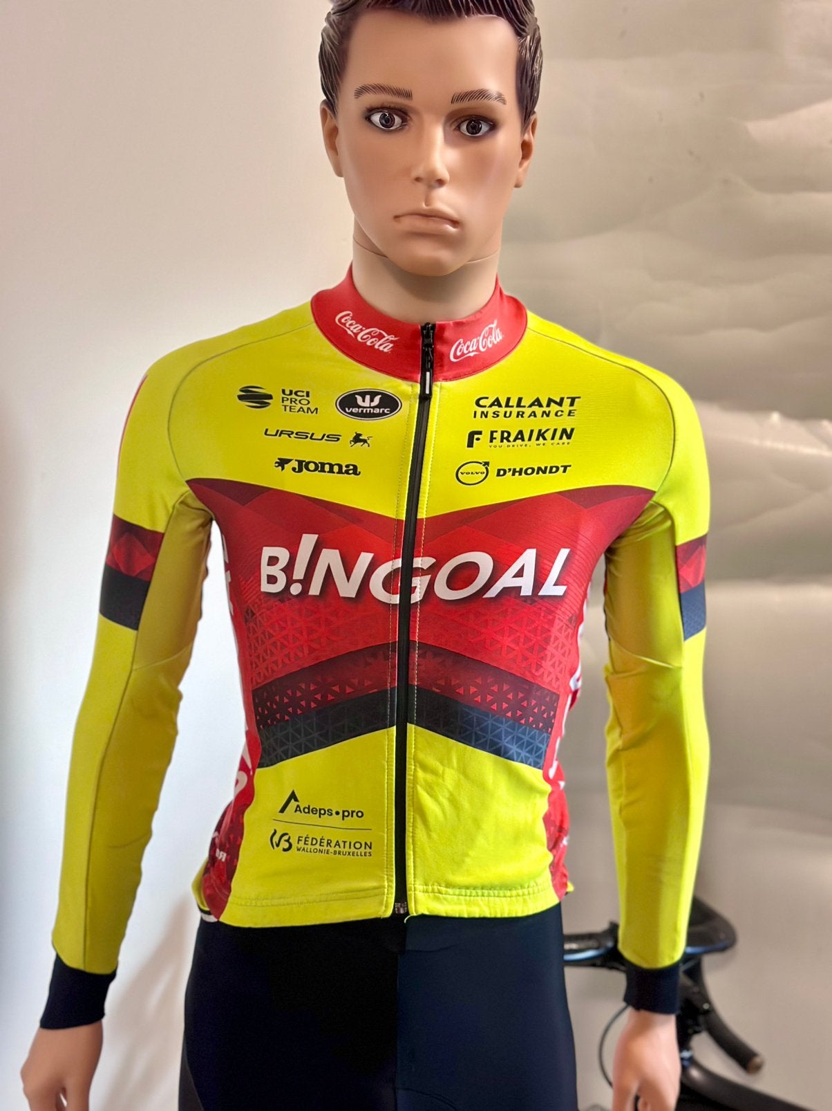 Wielrenkleding wielrenjas gaba fietsjas maat S Vermarc, S, Heren, Ophalen of Verzenden, Zo goed als nieuw