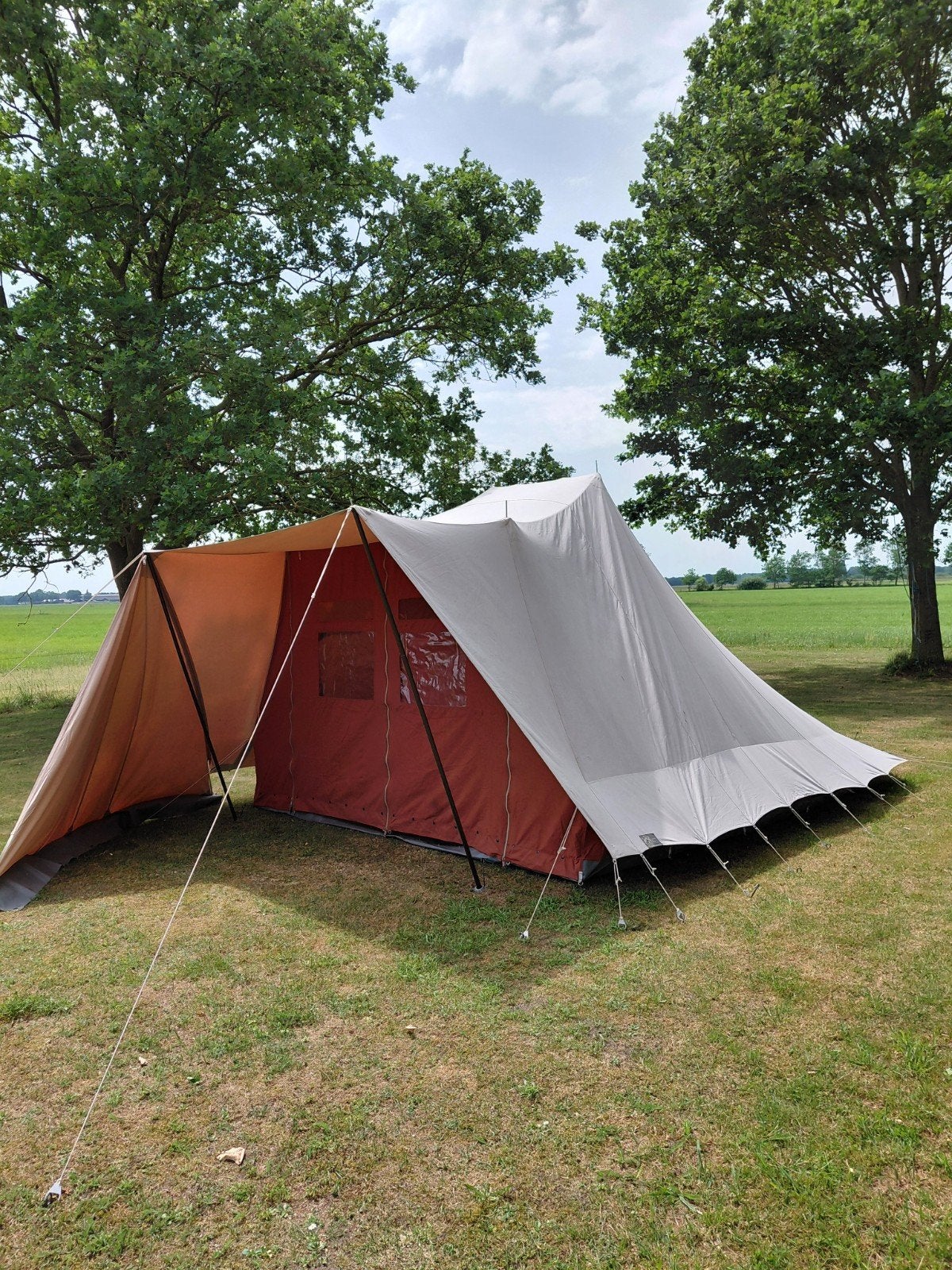 De Waard Zilvermeeuw met varioluifel en binnengordijnen, Caravans en Kamperen, Tenten, Ophalen, Gebruikt, Tot en met 4