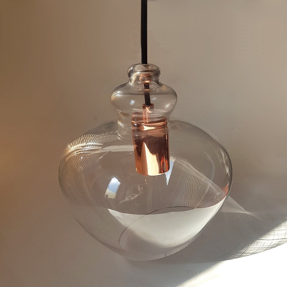 Deense Frandsen hanglamp, Gebruikt, -, Ophalen of Verzenden, Glas