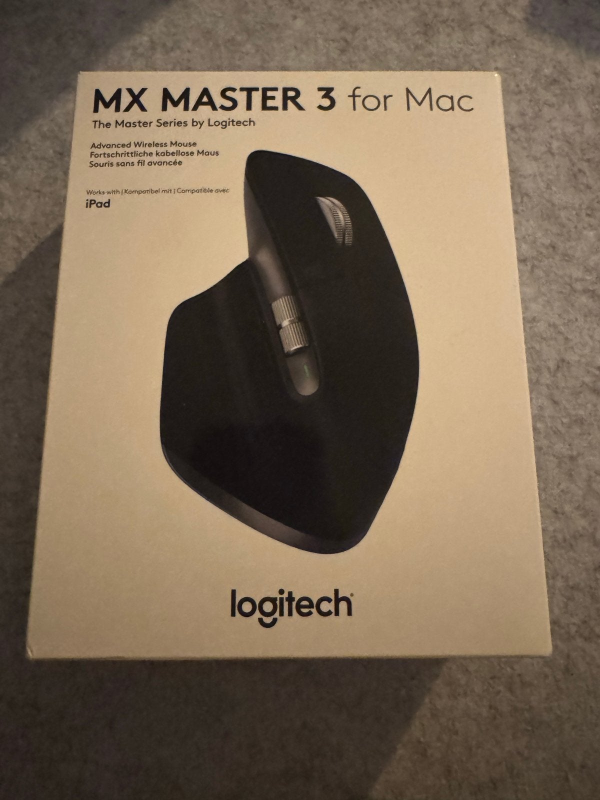 Logitech MX Master 3 voor Mac Nieuw - Draadloze Muis, Computers en Software, Muizen, Rechtshandig, Muis, Ergonomisch, Ophalen of Verzenden