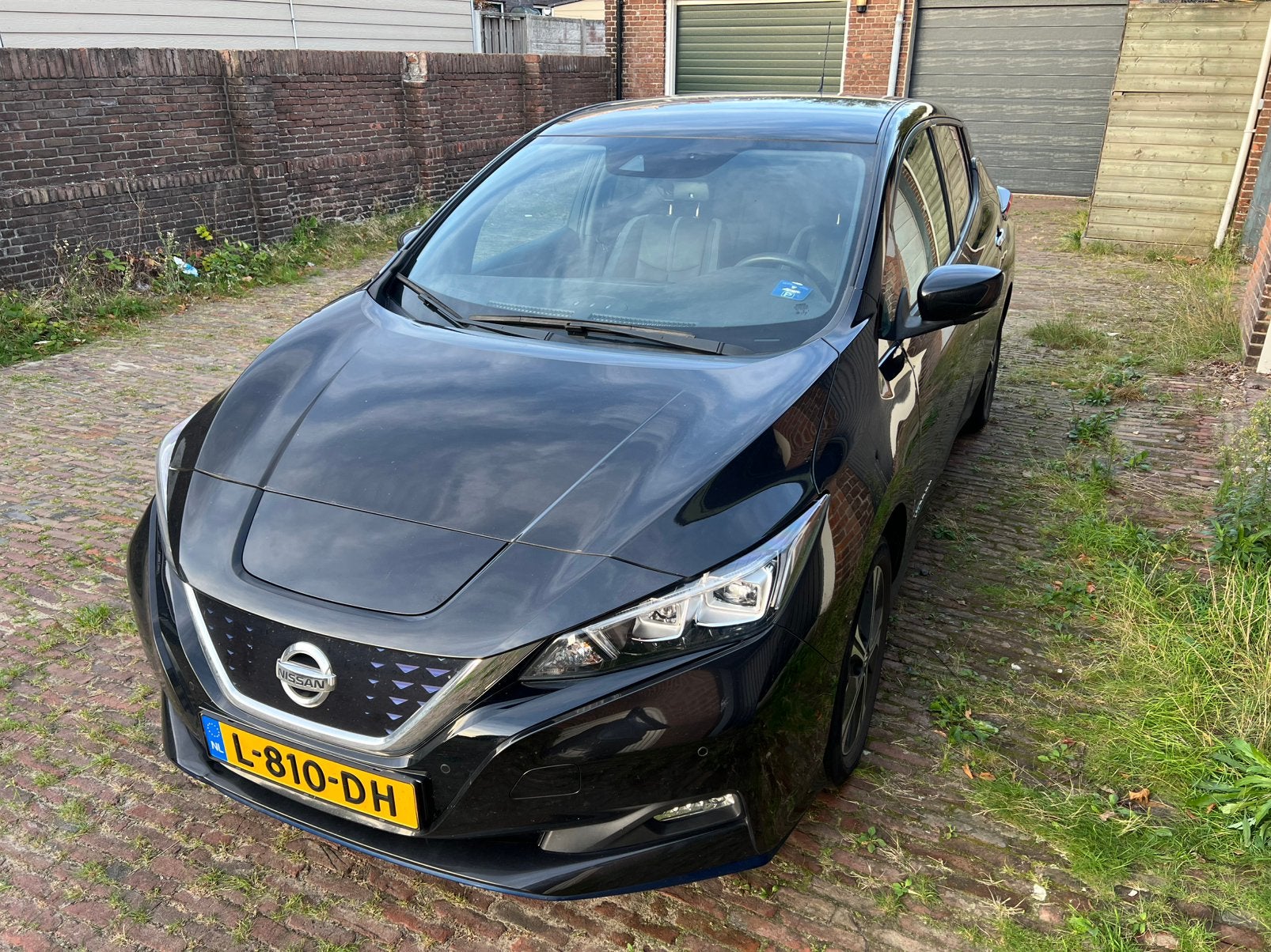 Nissan Leaf Electric e+ 62kWh 2021 Zwart, Auto's, Dealer onderhouden, Zwart, 645 min, Particulier