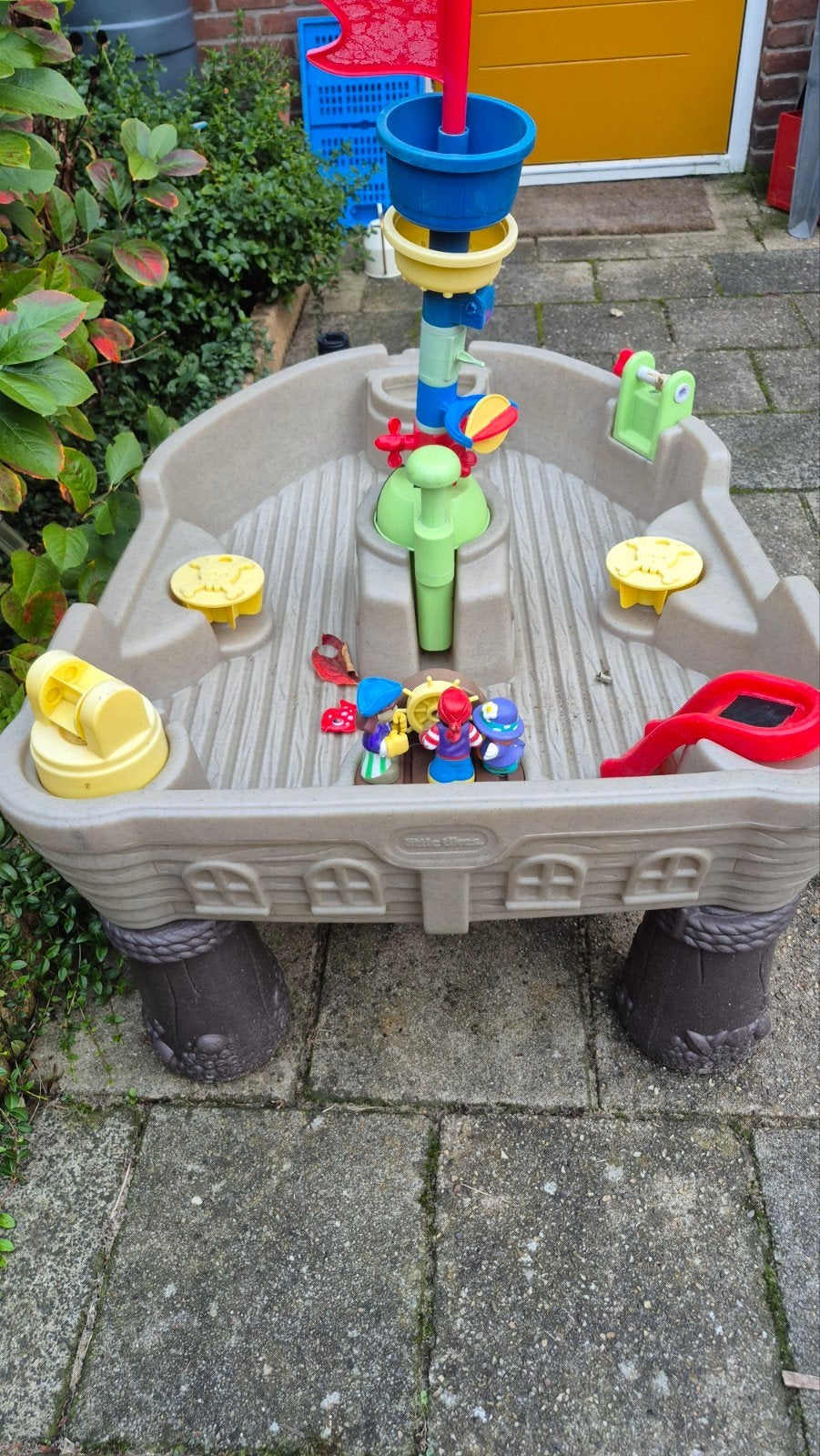 Little Tikes Zand- en Watertafel Piratenschip, Ophalen, Gebruikt