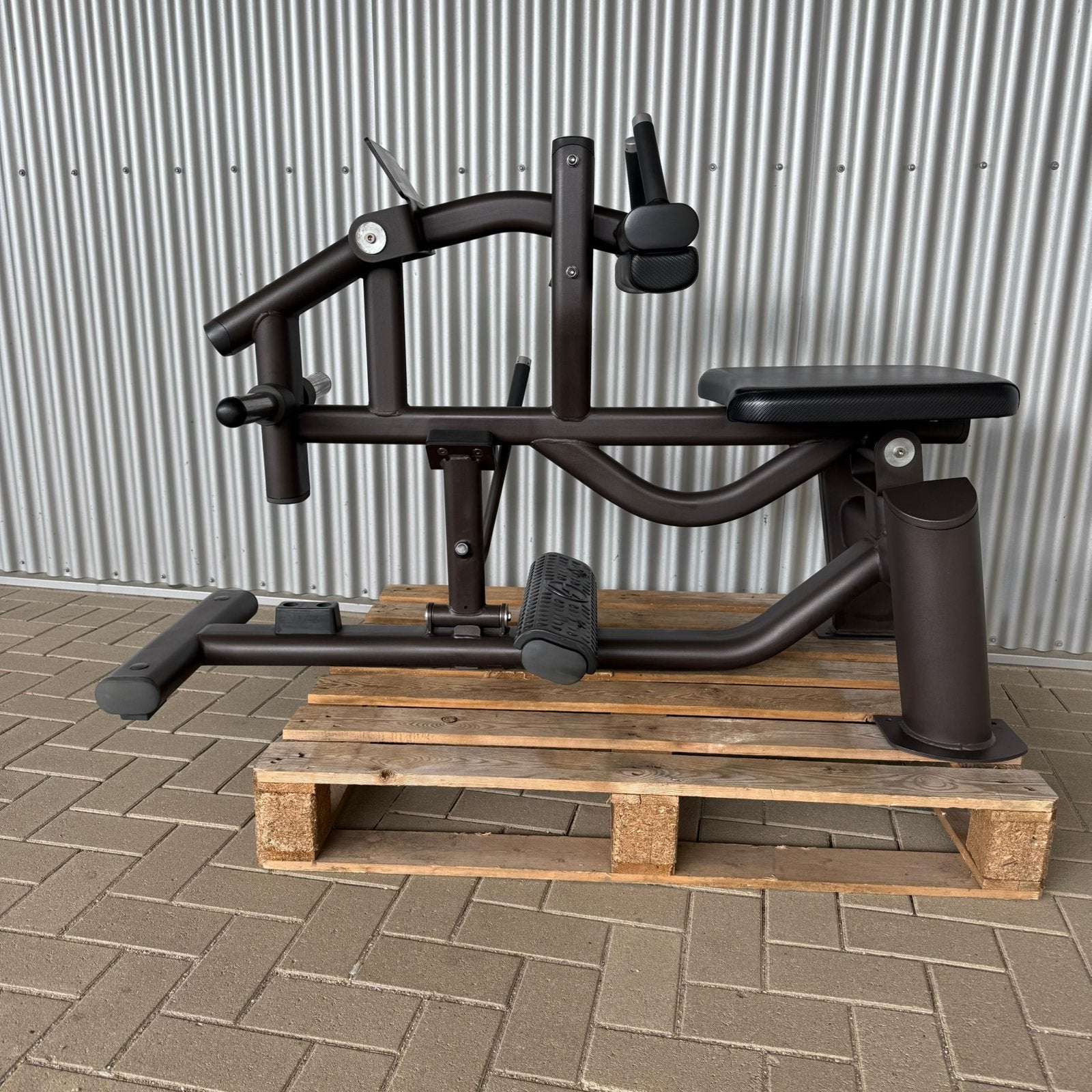 Life fitness calf raise plate loaded kuiten machine, Ophalen, Zo goed als nieuw, Overige typen
