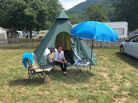 Lavvu tipi tent 8-12 personen, polyester, 3m stahoogte, Ophalen of Verzenden, Zo goed als nieuw, Tot en met 4