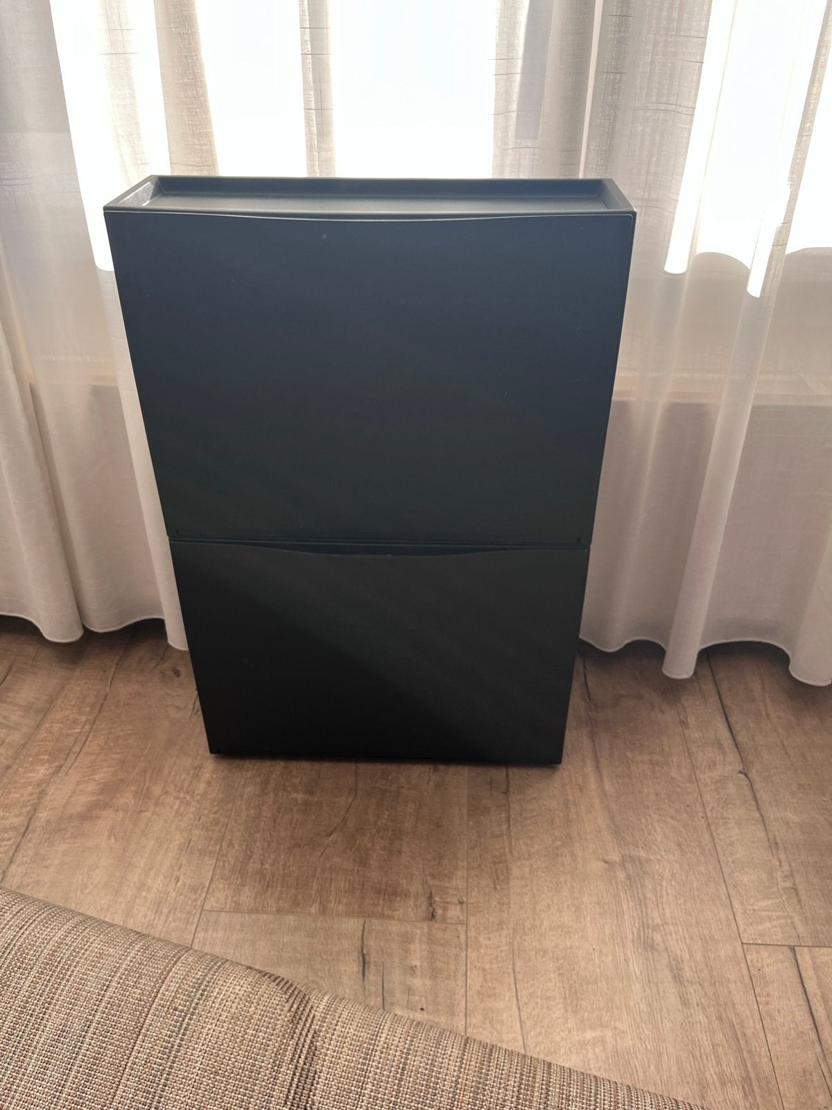 Ikea trones set van 2 schoenenkasten zwart, Ophalen, Zo goed als nieuw
