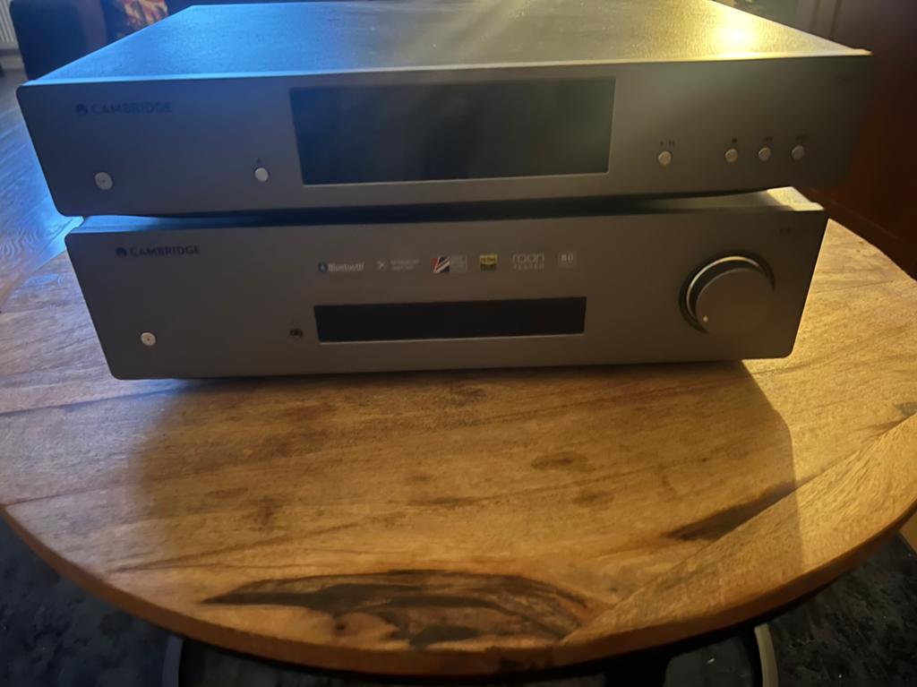 Cambridge Audio CXA81 + CXC Lunar Grey complete set, Ophalen of Verzenden, Zo goed als nieuw, Overige merken