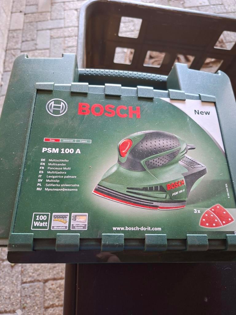 Bosch PSM 100 A Multischuurmachine - Zo goed als nieuw, Ophalen of Verzenden, Zo goed als nieuw, Minder dan 600 watt, Overige typen