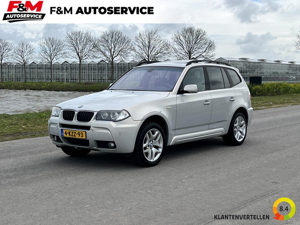 BMW X3 2.0d High Executive Pano, clima, trekhaak, Auto's, BMW, Euro 5, 15 km/l, Leder, Bedrijf