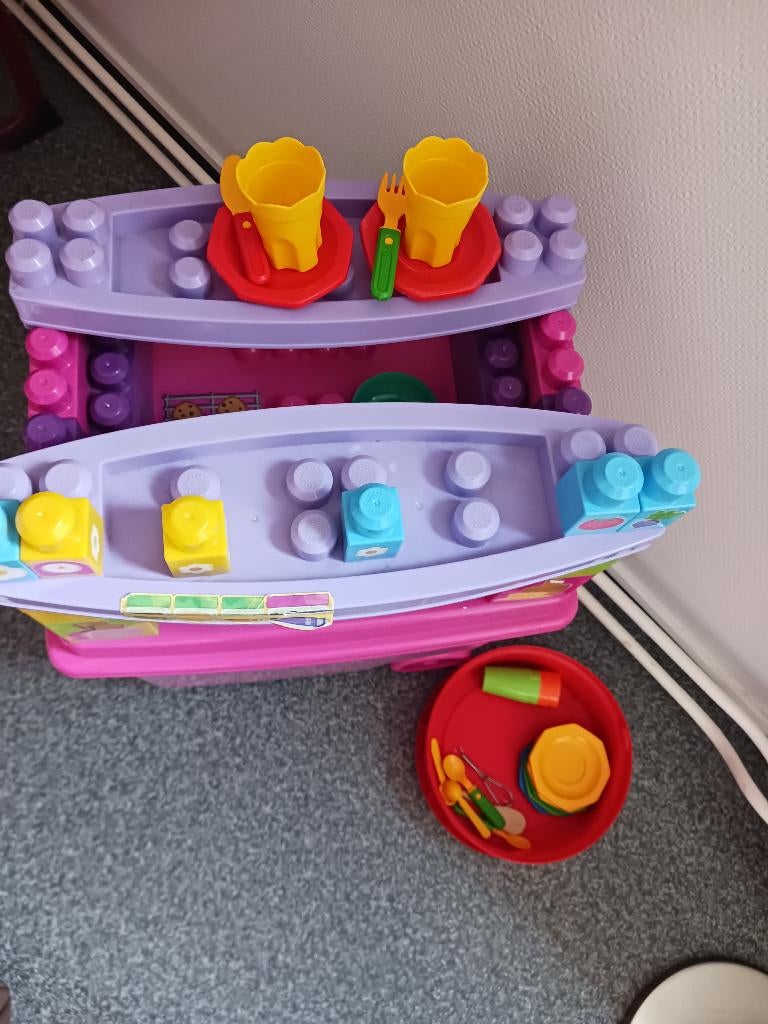 Plastic keukentje, Kinderen en Baby's, Speelgoed | Speelkeukens, Ophalen, Gebruikt, Kunststof, Speelkeuken