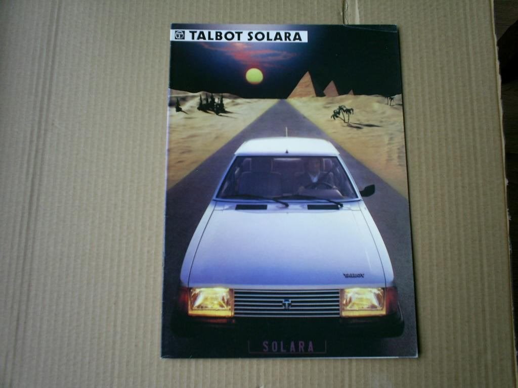 Talbot Solara 1984 16 pag., Verzenden, Zo goed als nieuw, Overige merken