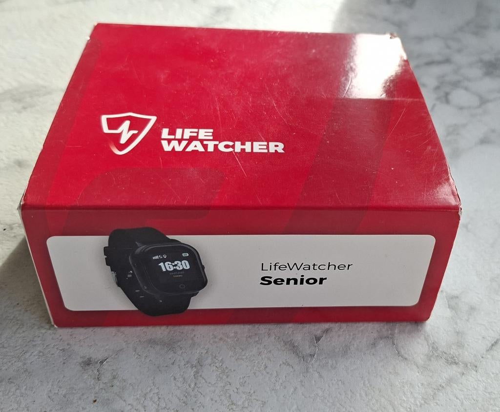 LifeWatcher Senior horloge , traceerhorloge dementie, Zwart, Ophalen of Verzenden, Zo goed als nieuw, Android