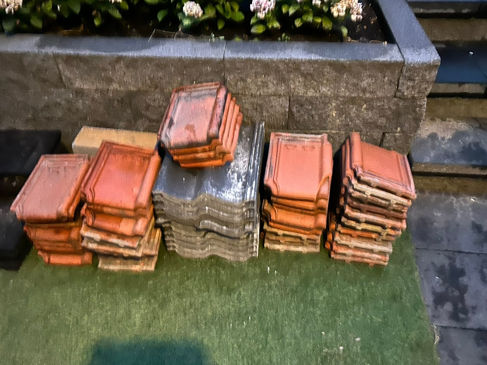 Tuile du nord dakpannen, Ophalen, Gebruikt, Steen of Klei, Minder dan 5 m²