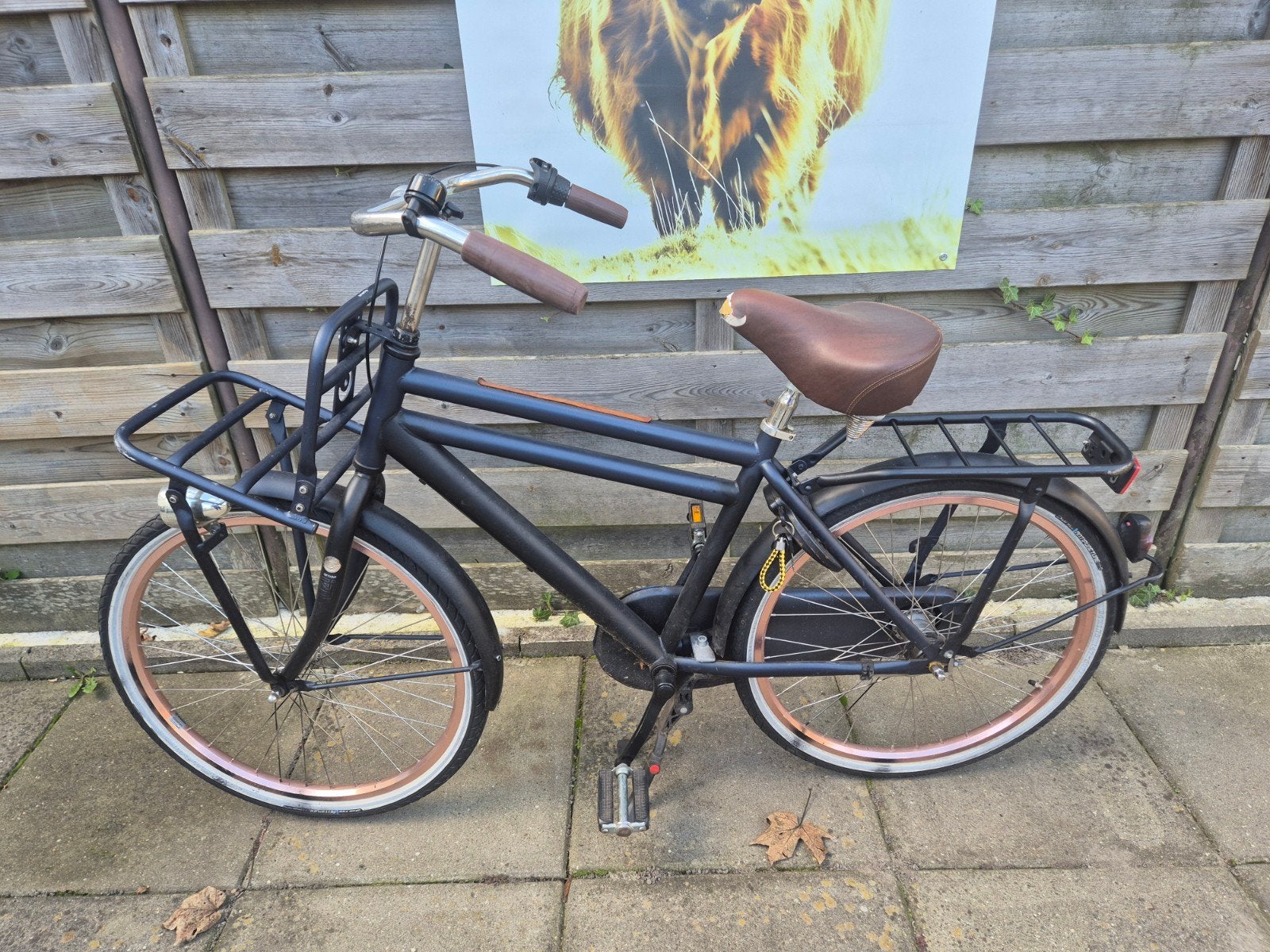 jongensfiets Cortina U4 Transportfiets met versnellingen, Fietsen en Brommers, Overige merken, Gebruikt, Versnellingen, Ophalen of Verzenden