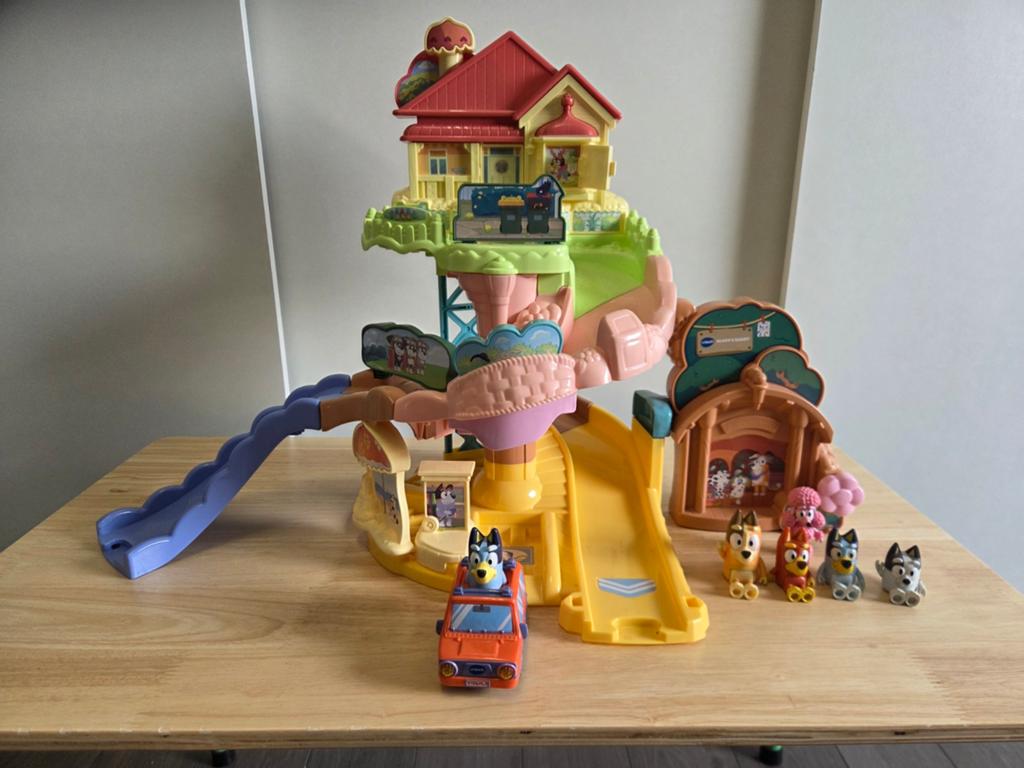 Vtech autogarage bluey, Kinderen en Baby's, Speelgoed | Vtech, Ophalen, Zo goed als nieuw