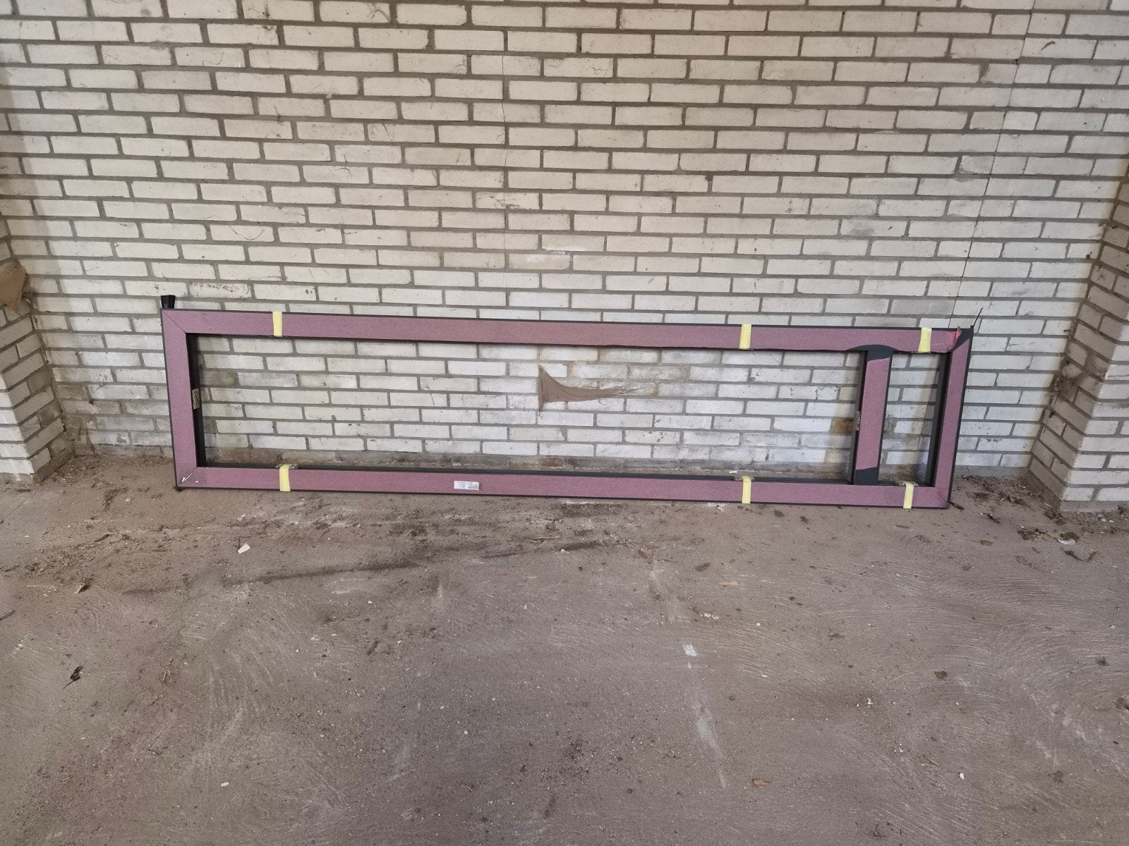 2 st aluminium vast glas kozijnen, Ophalen, Aluminium, Raamkozijn
