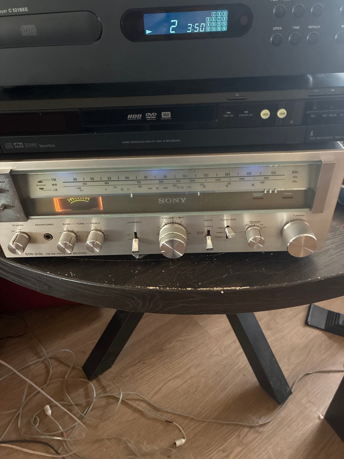 Sony STR-212L FM-AM Receiver - Vintage Audio, Gebruikt, Ophalen of Verzenden, Sony, Minder dan 60 watt