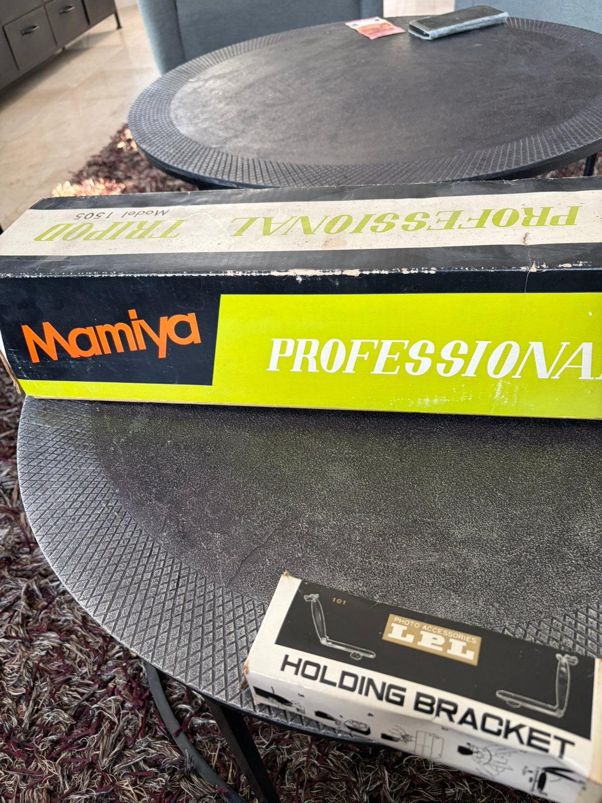 Vintage Mamiya driepoot nieuw in doos, Ophalen of Verzenden, Zo goed als nieuw, Overige typen