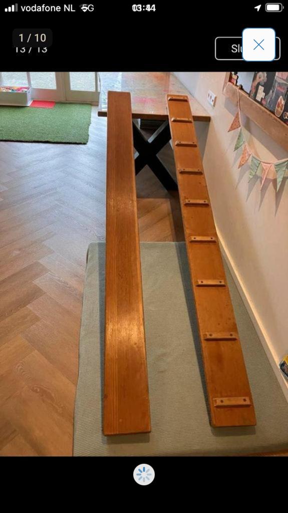 MOET WEG! 2 klim en glijbpkanken peuter gym!, Ophalen of Verzenden, Zo goed als nieuw