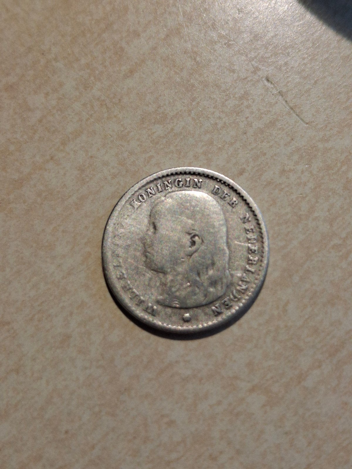Zilveren 10 cent Wilhelmina 1893, Zilver, Ophalen of Verzenden, 10 cent, Koningin Wilhelmina