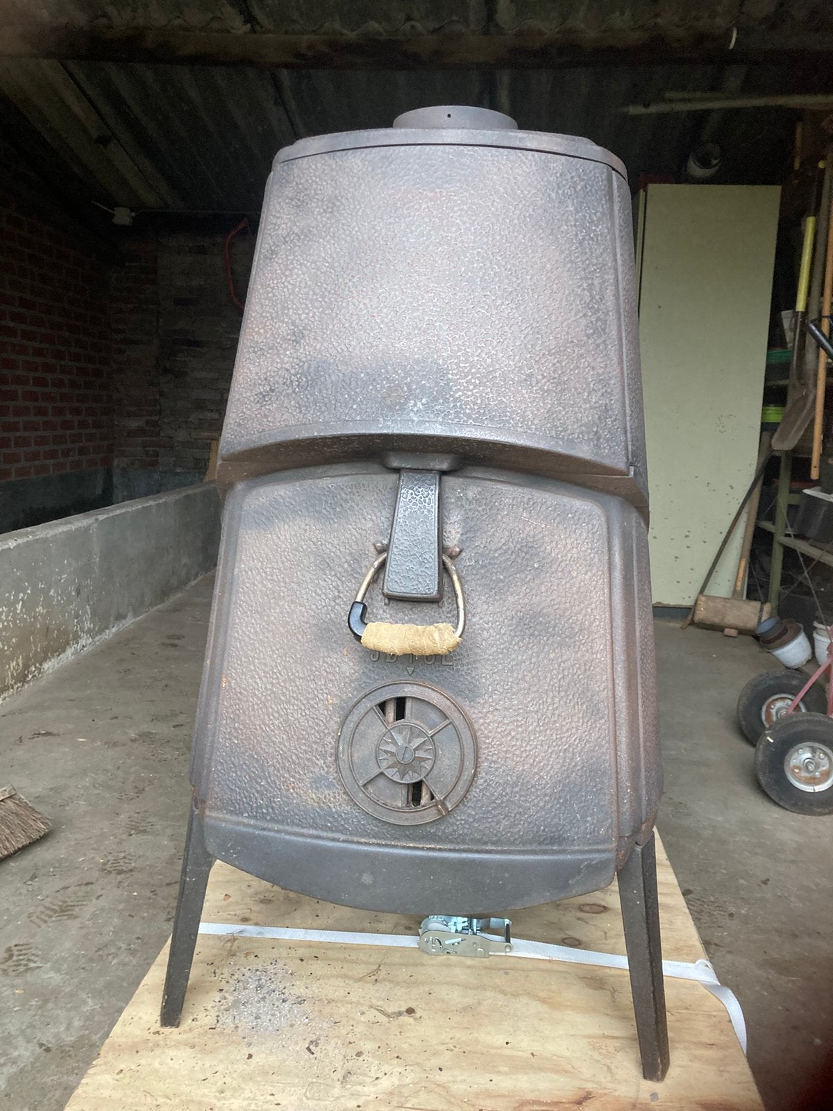 Jotul 4 kachel te koop, Huis en Inrichting, Ophalen, Gebruikt, Houtkachel, Vrijstaand
