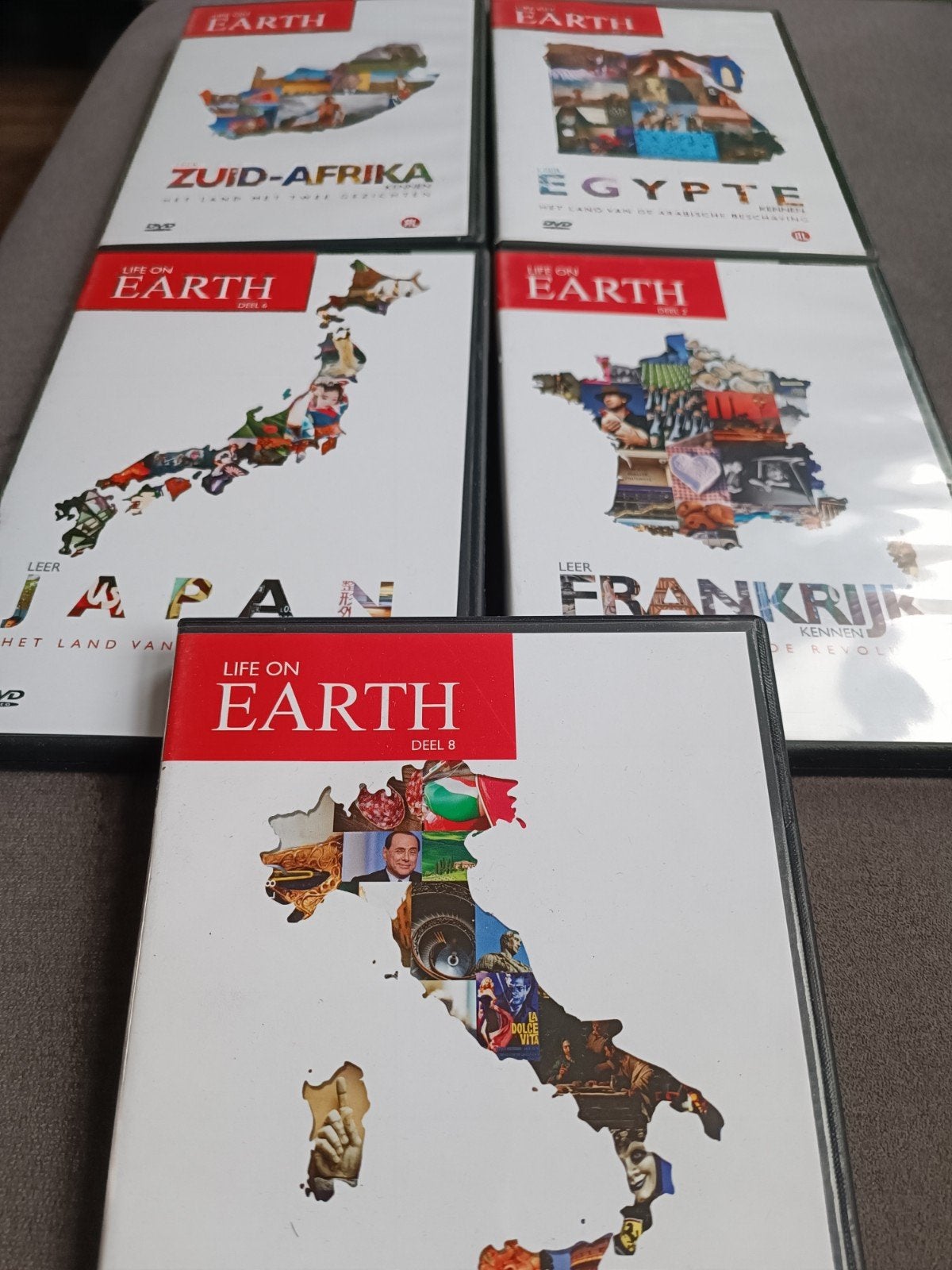Life on earth - 5 dvd set, Cd's en Dvd's, Dvd's | Documentaire en Educatief, Alle leeftijden, Ophalen of Verzenden, Zo goed als nieuw