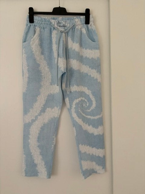 Made in Italy nieuwe linnen broek maat S/M, Kleding | Dames, Made in Italy, Meerkleurig, Nieuw, Ophalen of Verzenden