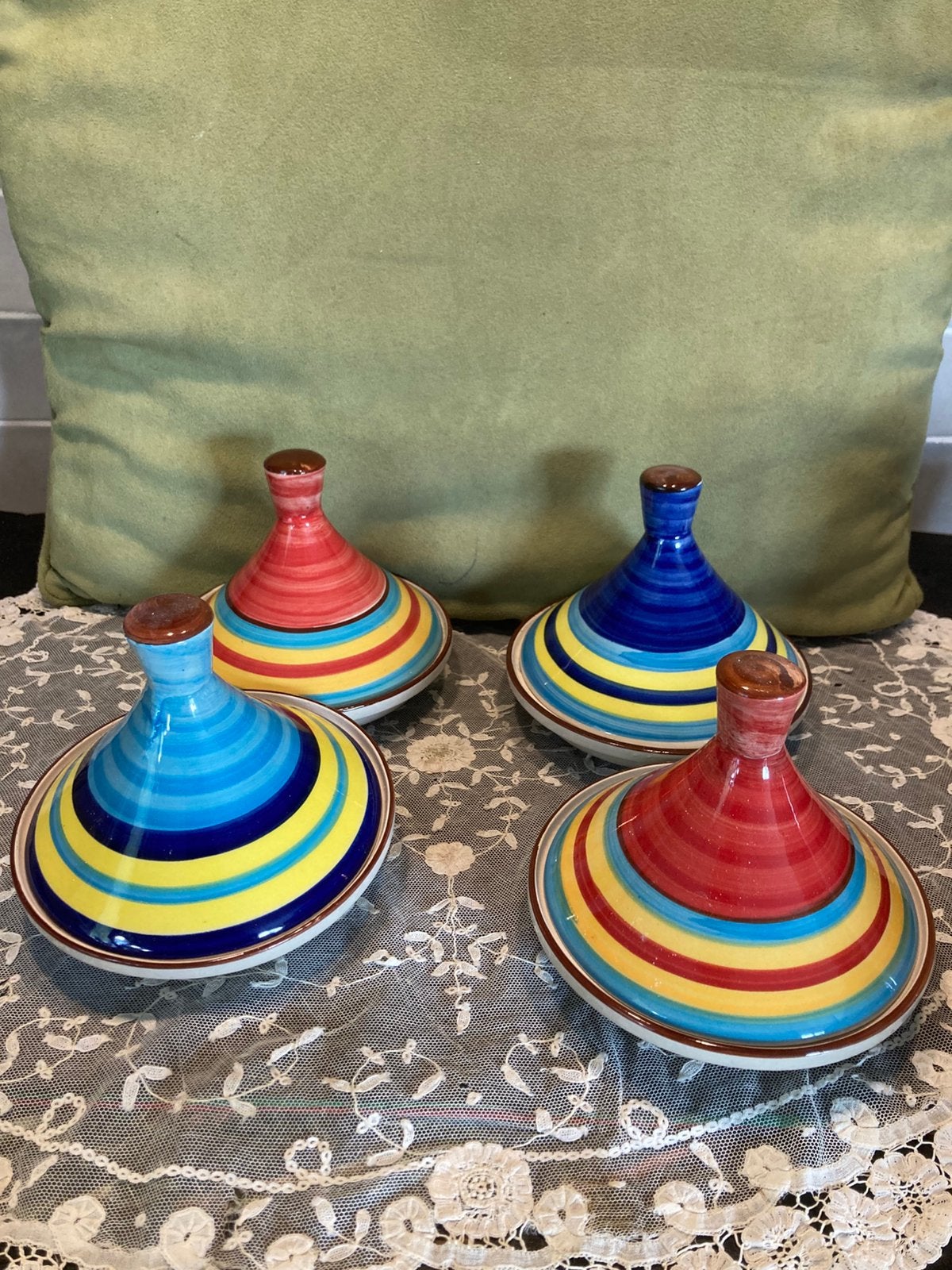 Mini Tajine, diameter 12,5cm (090825s), Ophalen of Verzenden, Zo goed als nieuw, Steen/keramiek