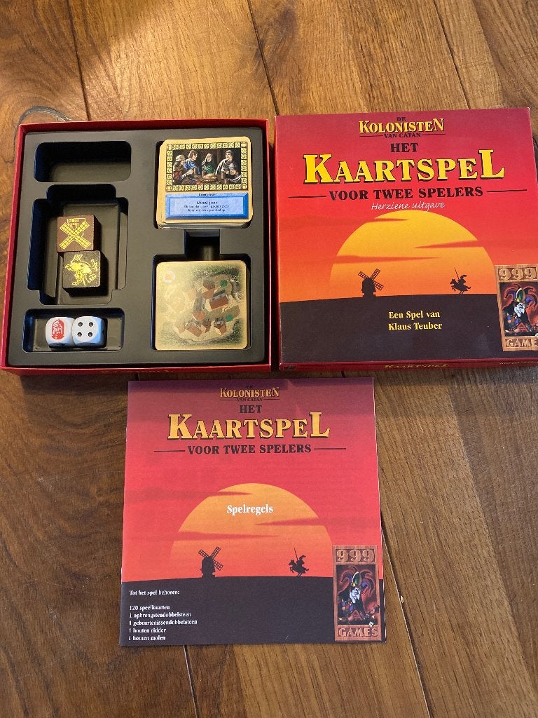 Kolonisten van Catan kaartspel, Een of twee spelers, Ophalen, Zo goed als nieuw