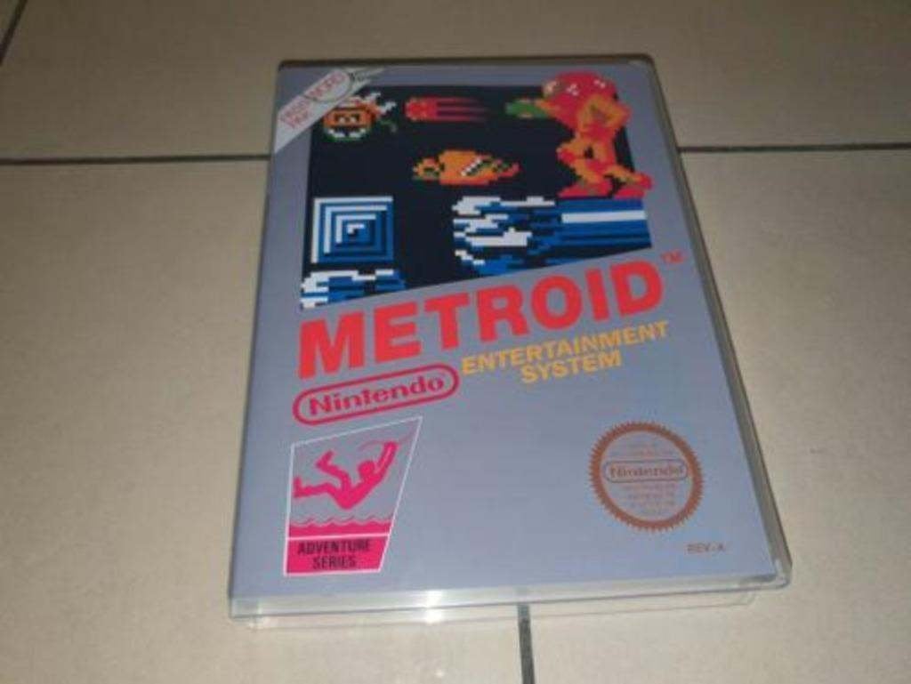 Metroid NES Game Case, Avontuur en Actie, Verzenden, 1 speler, Zo goed als nieuw