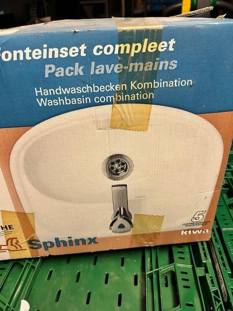 Fonteinset voor in toilet (wit) 2 stuks, Ophalen, Nieuw, Toilet