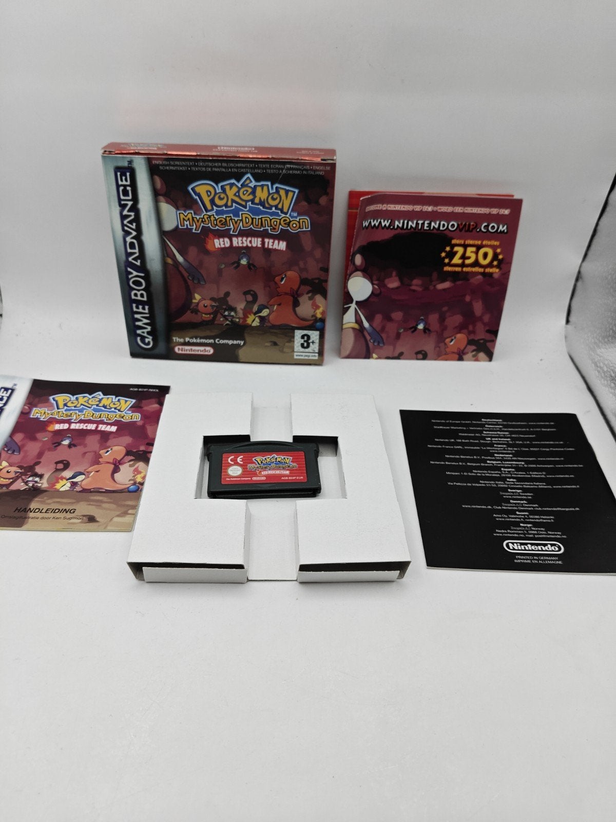 Pokémon Mystery Dungeon Red Rescue Team Gameboy Advance CIB, Nintendo, 1 speler, Zo goed als nieuw, Role Playing Game (Rpg)